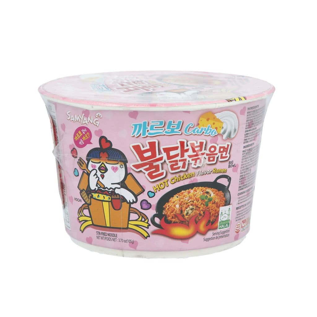 Samyang carbonara buldak hot chicken flavor ramen