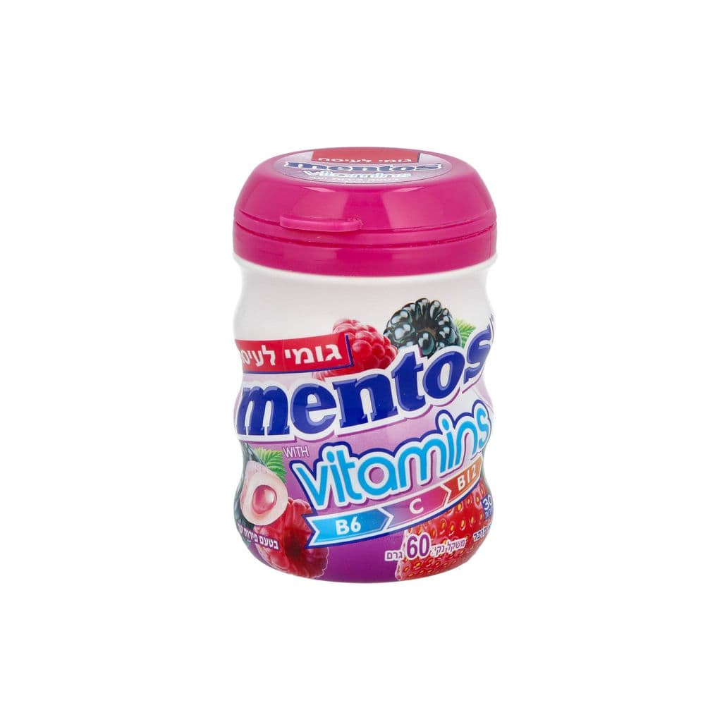 מנטוס ויטמין בטעם פירות יער 6X