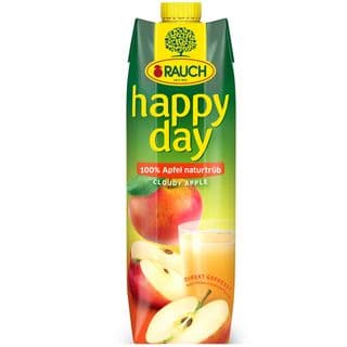 Натуральный яблочный сок 100% Happy Day 1 л