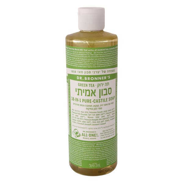 סבון נוזלי תה ירוק של ד"ר ברונר 473 גרם