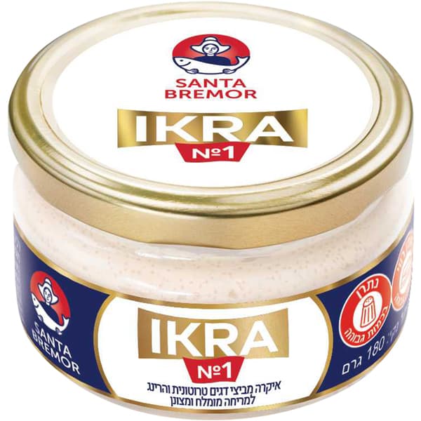 NORD PORT איקרה ביצי דג טרוטונית והרינג 180 גרם