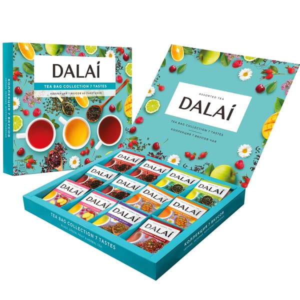 תה ערכת מתנה 7 סוגים 60 שק TEA BAG COLECTION