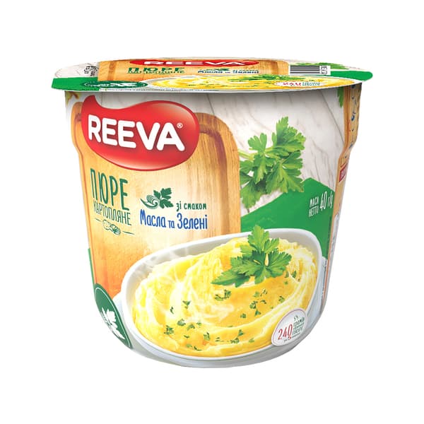 بطاطا مهروسة بنكهة الدجاج 40غ REEVA