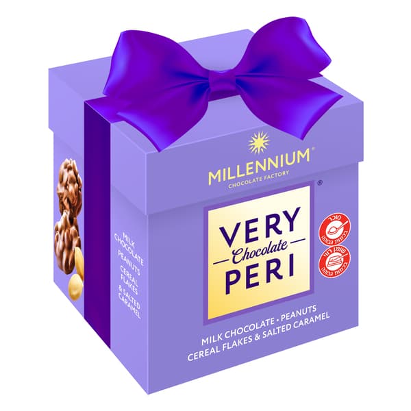 Millennium Very Free - bonbons au chocolat au lait fourrés aux cacahuètes, raisins secs, flocons de céréales et caramel salé 140 g