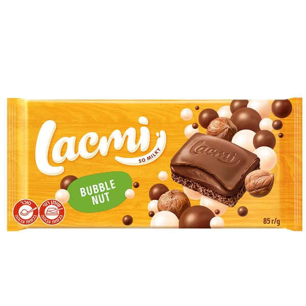 شوكولاتة حليب هوائية روشن LACMI NUT بكريمة المكسرات 85 غ