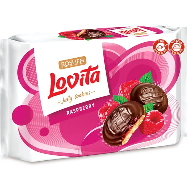 עוגיות פטל 420 גר LOVITA