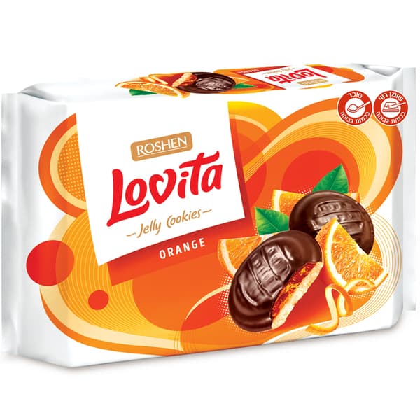 עוגיות תות תפוז 420 גר LOVITA