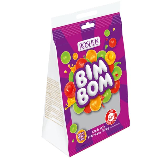 حلوى روشن BIM BOM بنكهة الفواكه 468 غ