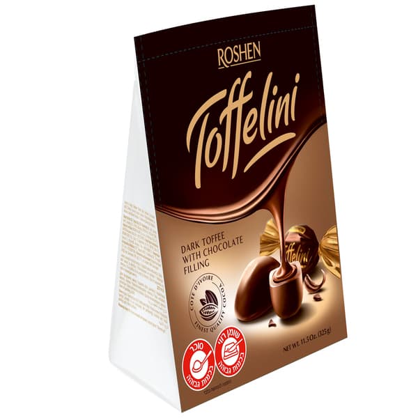 CANDIES TOFFELINI W DARK CHOCO FILLING BAG