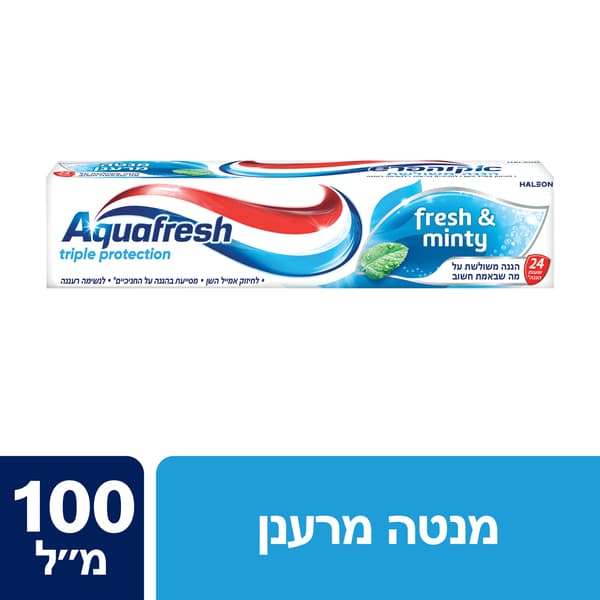 אקווה פרש משחת שיניים מנטה מרענן 100 מל