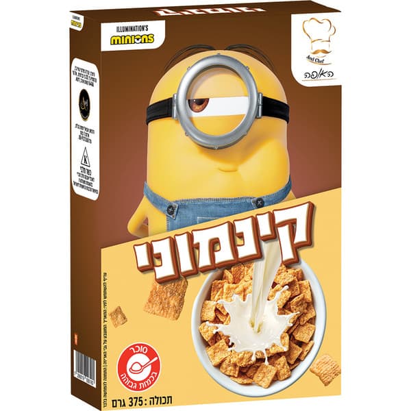 המיניונים - דגני בוקר קינמונים 375 גרם