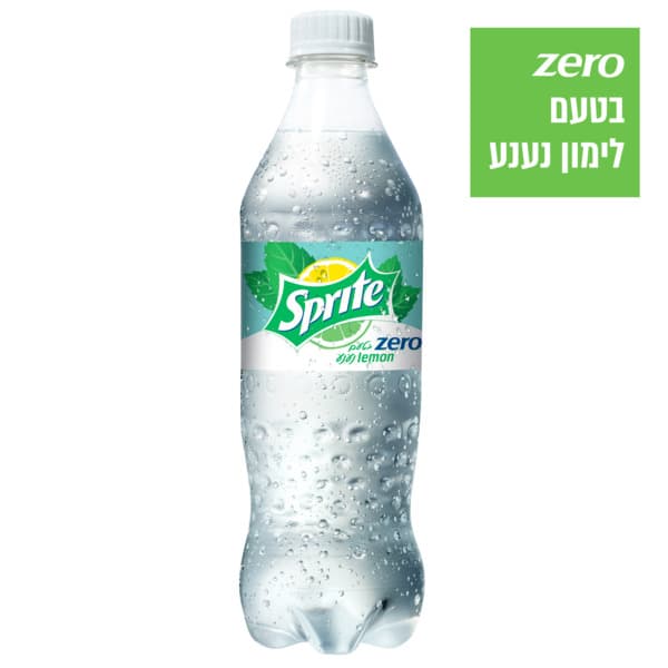 ספרייט ZERO בטעם לימון נענע 500 מ"ל