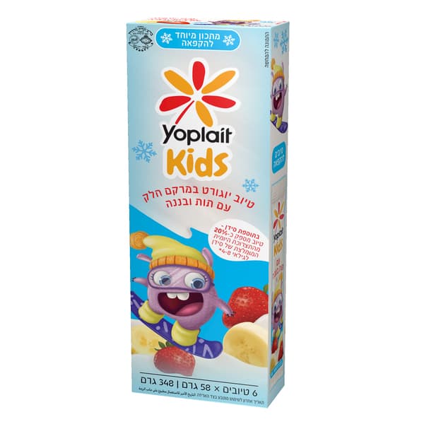 Yoplait Tube Strawberry Banana 6*58g