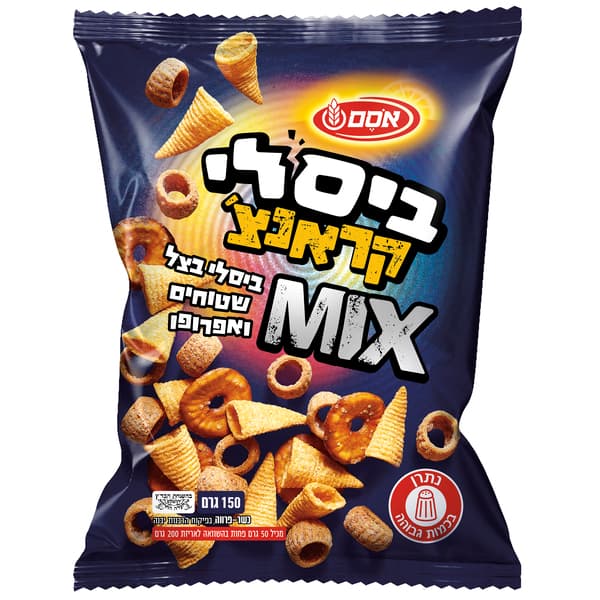 ביסלי קראנצ' מיקס 24*150גרם