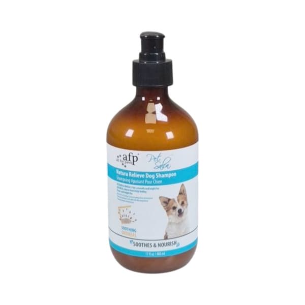 Dog shampoo for itching relief AFP almond and oatmeal scent 480 ml