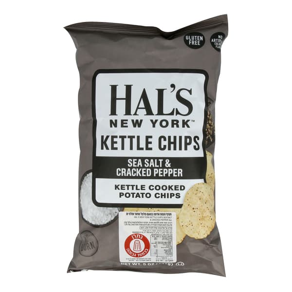 Snack de pommes de terre goût poivre noir et sel de mer