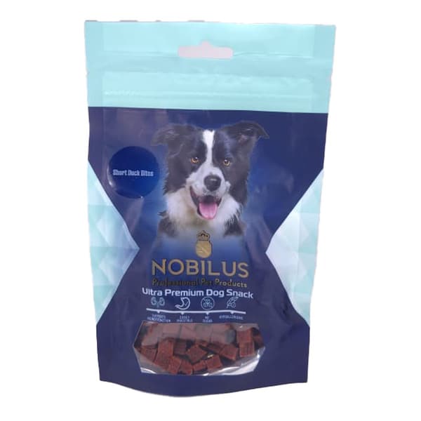 Nobilus, friandises bouchées de canard 80 g – Friandises particulièrement savoureuses à offrir comme récompense, à mâcher ou en complément de l'alimentation