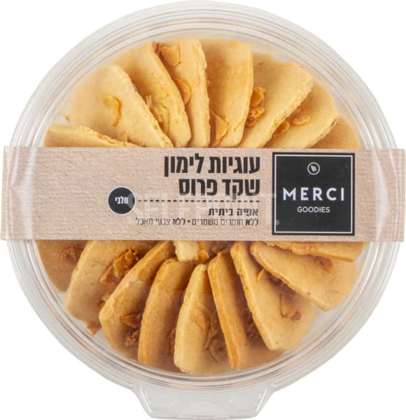 עוגיות לימון שקד פרוס