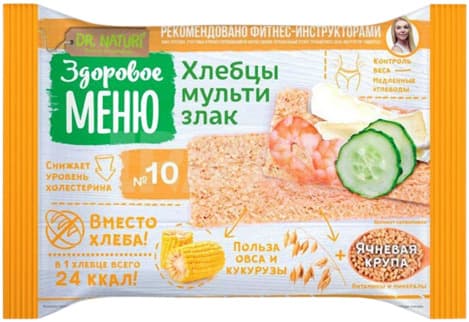 חטיף לחם מתערובת דגנים 90 גר Dr.NATURI
