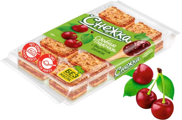עוגיות סנז'קה (דארלטו) במילוי דובדבנים 308 גרם