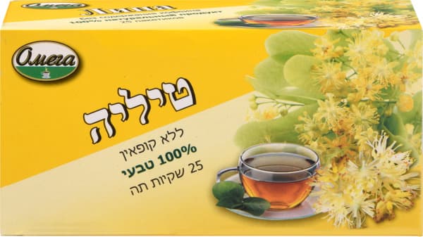 חליטת תה טיליה מלווה 25 שק