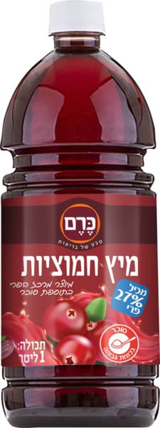 מיץ חמוציות