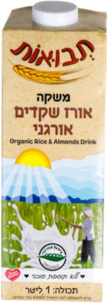 משקה אורז שקדים אורגני