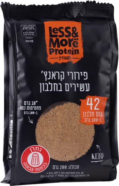 פירורי קראנץ' עשירים בחלבון