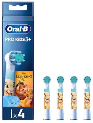 ראש מברשת חשמלית אורל בי 4 יחידות מלך האריות