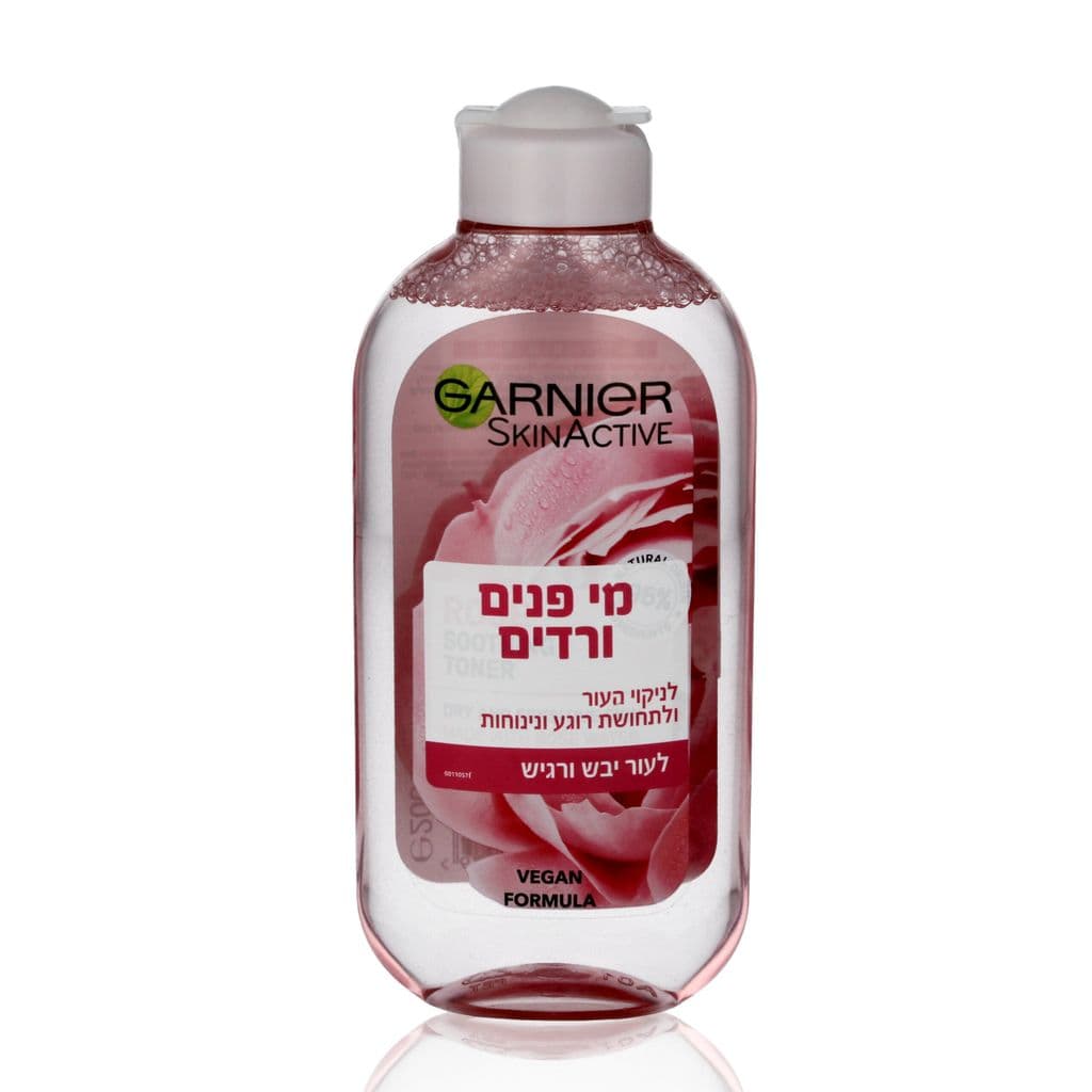 גרנייה מי פנים ורדים לניקוי העור 200 מל