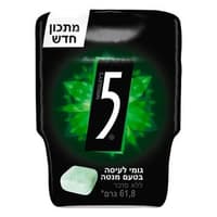 מסטיק פייב באונס בטעם מנטה ללא סוכר