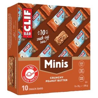Clif מאגדת מיני חטיף שיבולת שועל בתוספת בוטנים 28גר*10יח