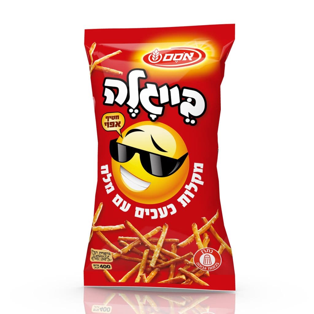 אסם בייגלה מקלות מלוחים 400 גרם