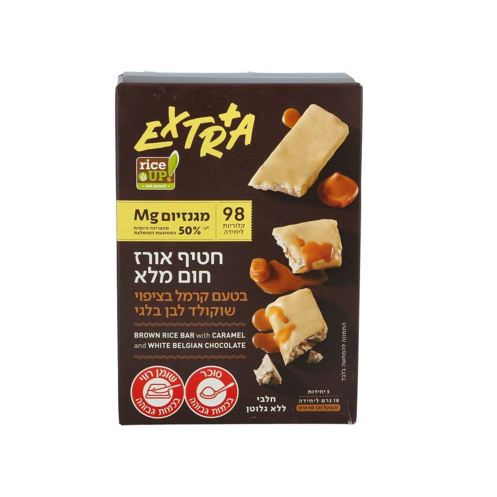באר אקסטרה קרמל מ.שוקולד חלב 5 יח 90 גר
