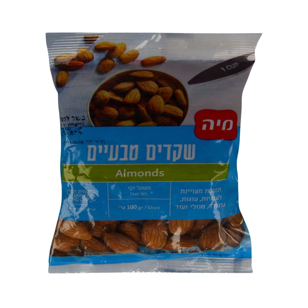 שקד טבעי 100 גר' מיה