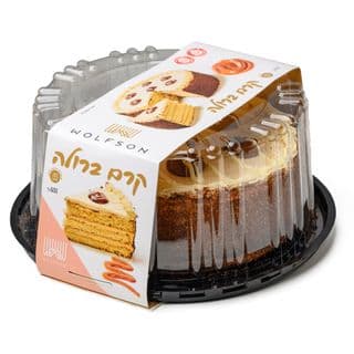 עוגת קרם ברולה 800 גרם