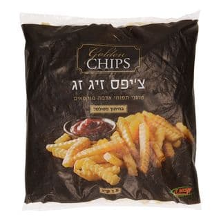 ציפס זיג זג 1.5 ק"ג