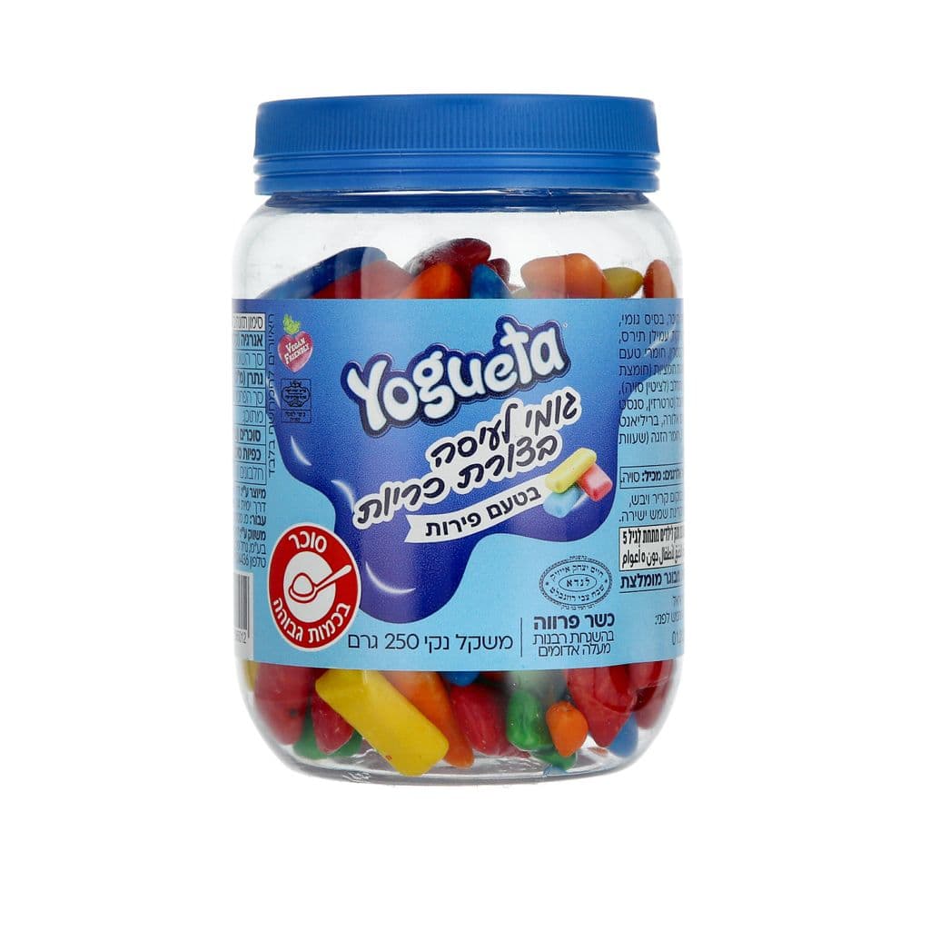יוגטה מסטיק כריות 250גרם