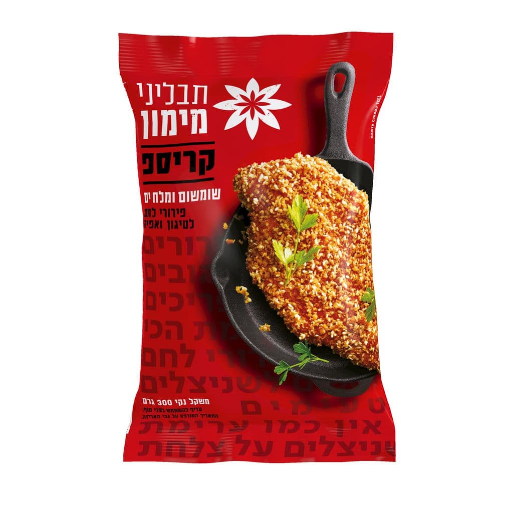 קריספ- פירורי לחם עם שומשום ומלח ים 300 גרם