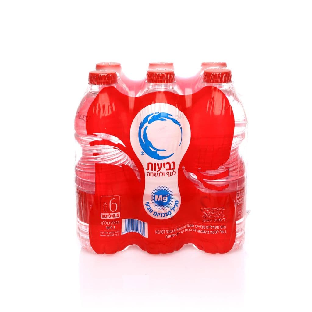 מים מינרלים מכיל מגנזיום טבעי 6 יחידות
