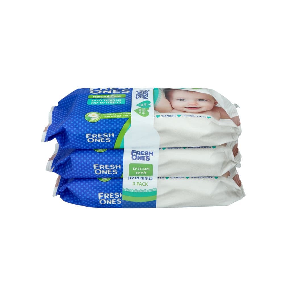 מגבונים פרשוואנס מארז שלישייה NATURAL CARE עם בישום