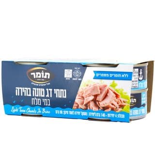 מהודרים טונה במים רביעיה 4 * 140 גרם