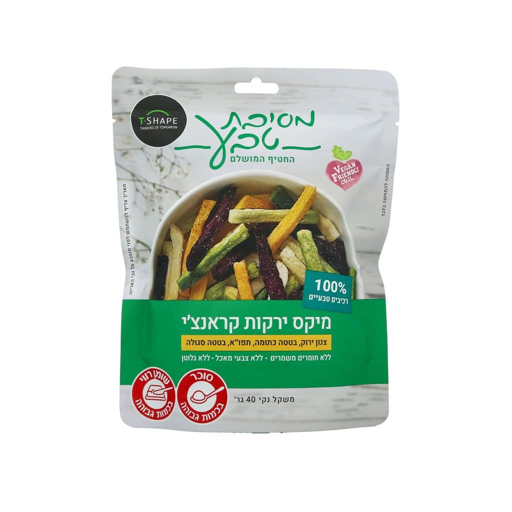 חטיף מיקס ירקות קראנצ'י