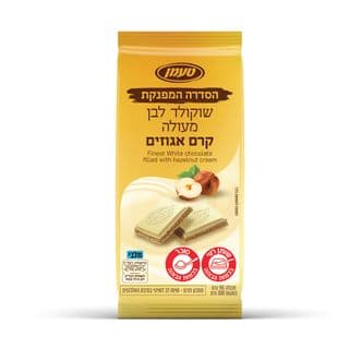 שוקולד לבן מעולה קרם אגוזים 90 גרם