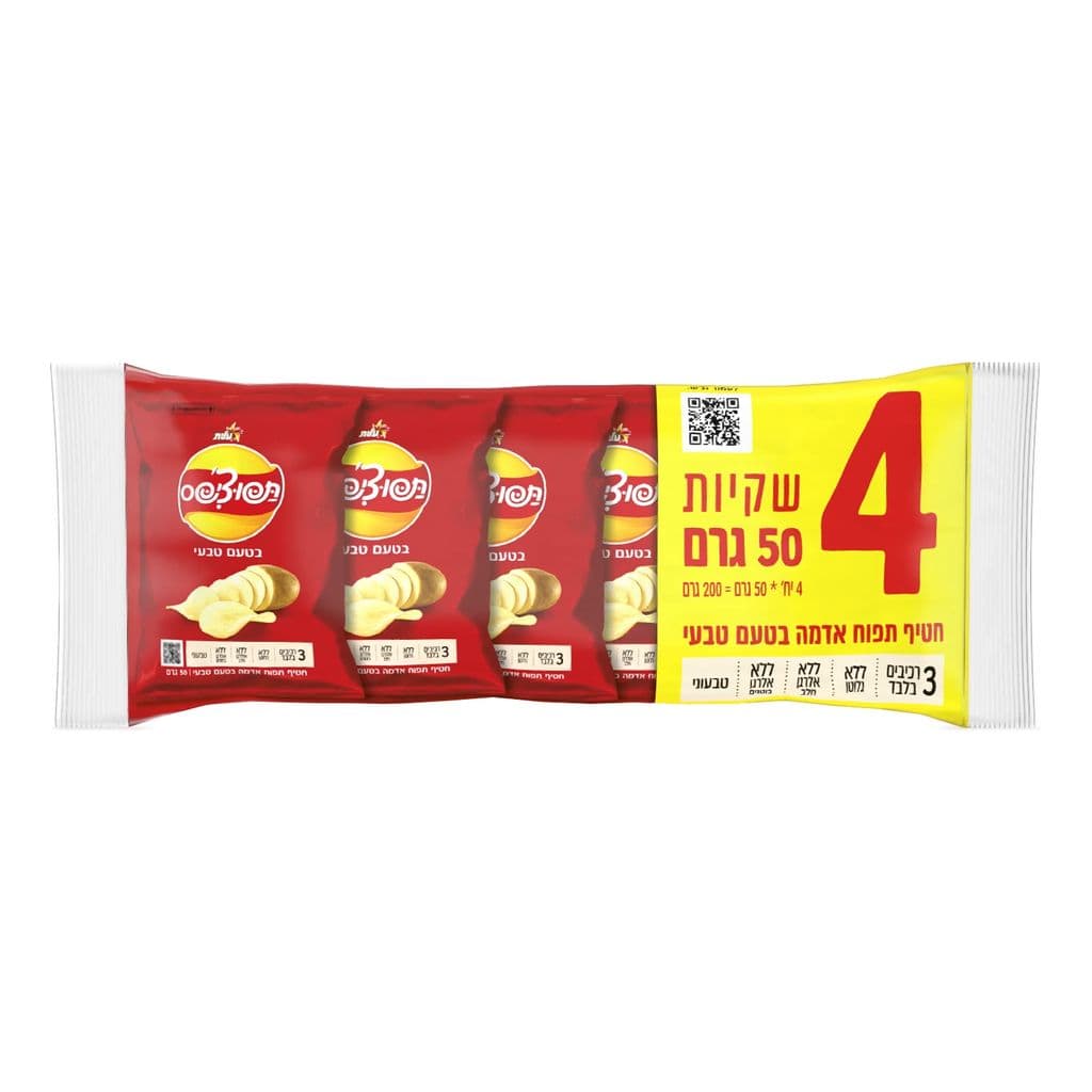 תפוצ'יפס 50*4 גרם