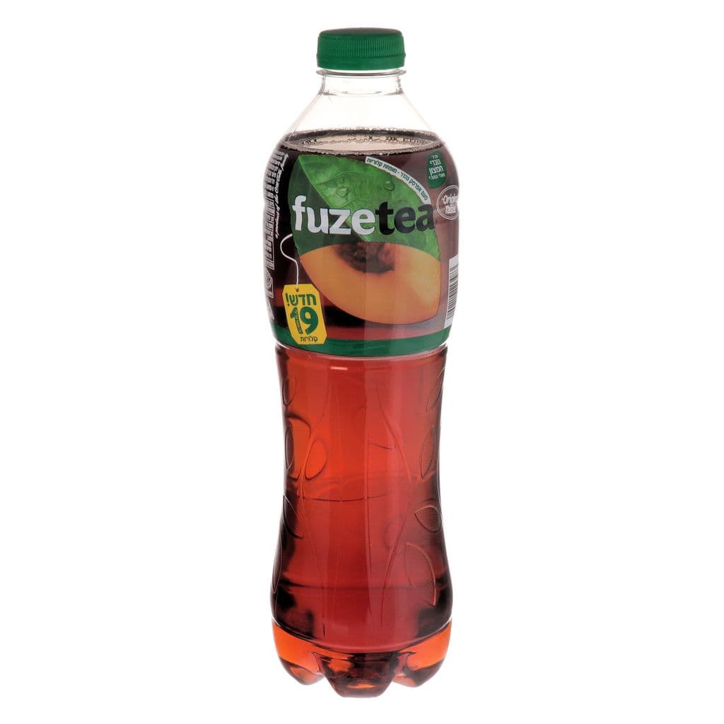 Fuze tea אפרסק 19 קלוריות