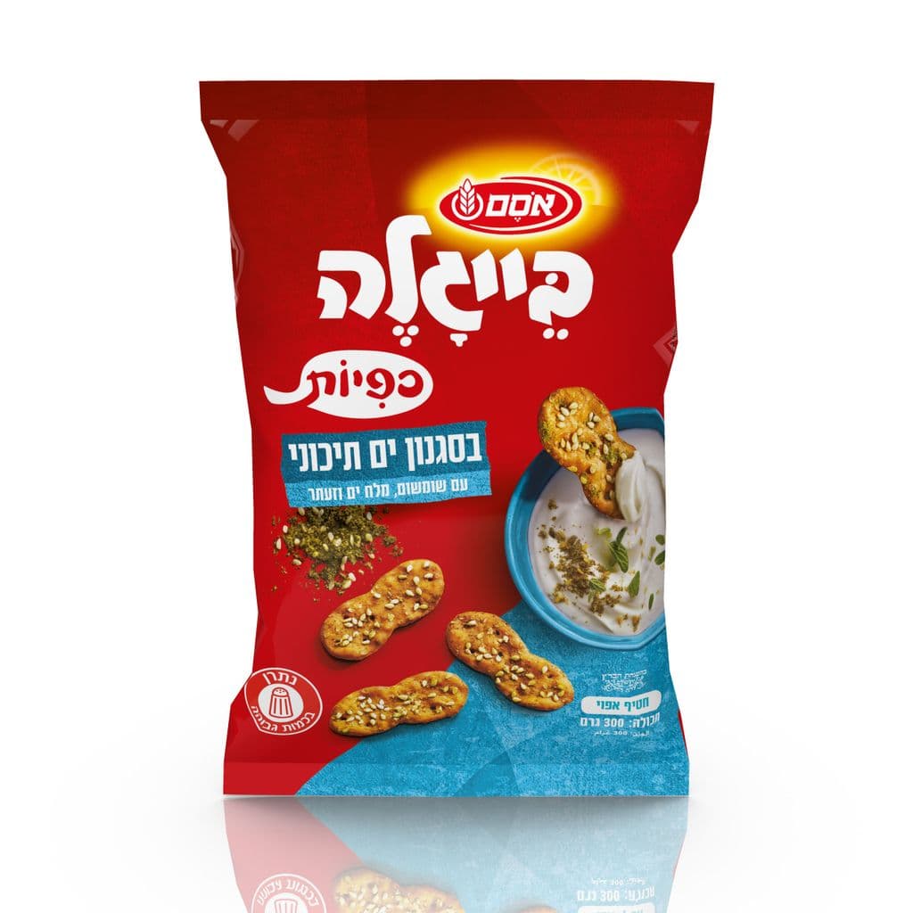 אסם בייגלה כפיות ים תיכוני 12*300גרם