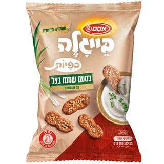 אסם בייגלה כפיות שמנת בצל 12*300גרם