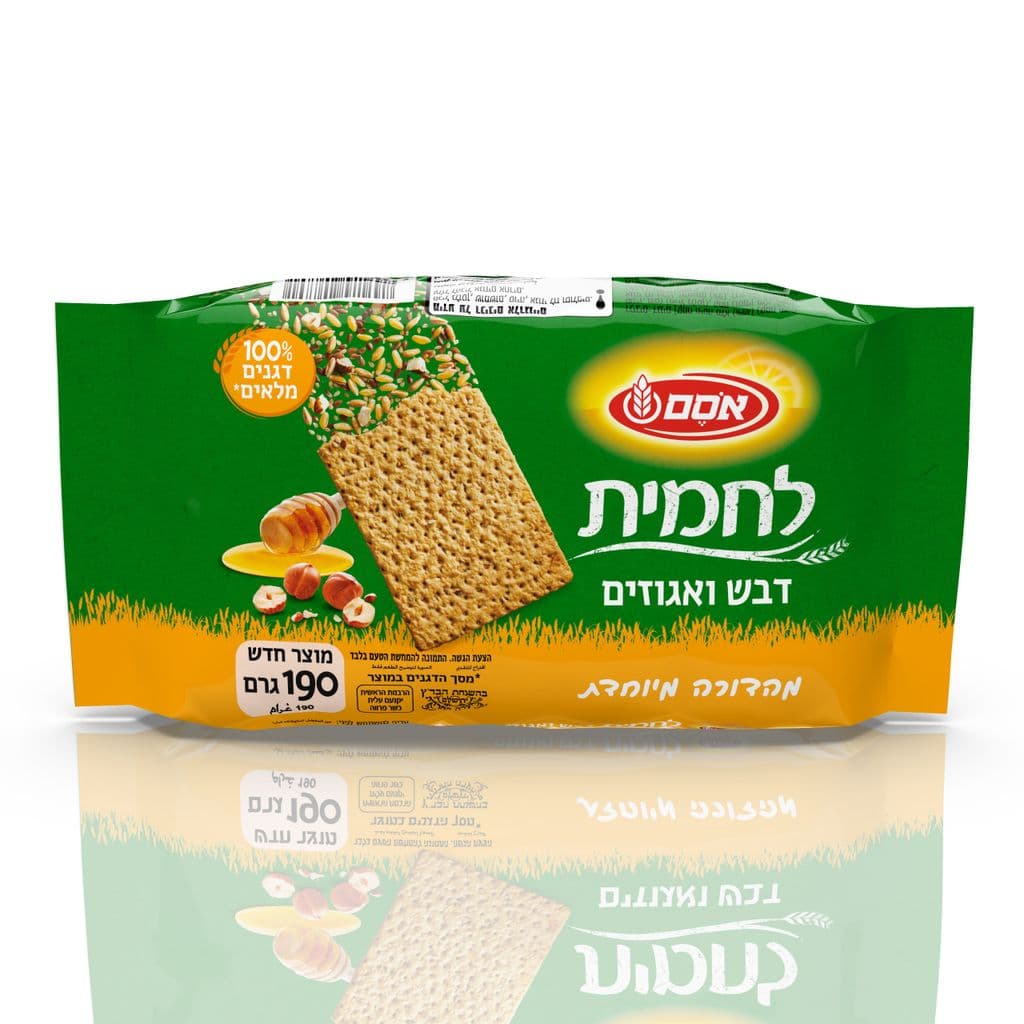 לחמית דבש ואגוזים 12*190גרם
