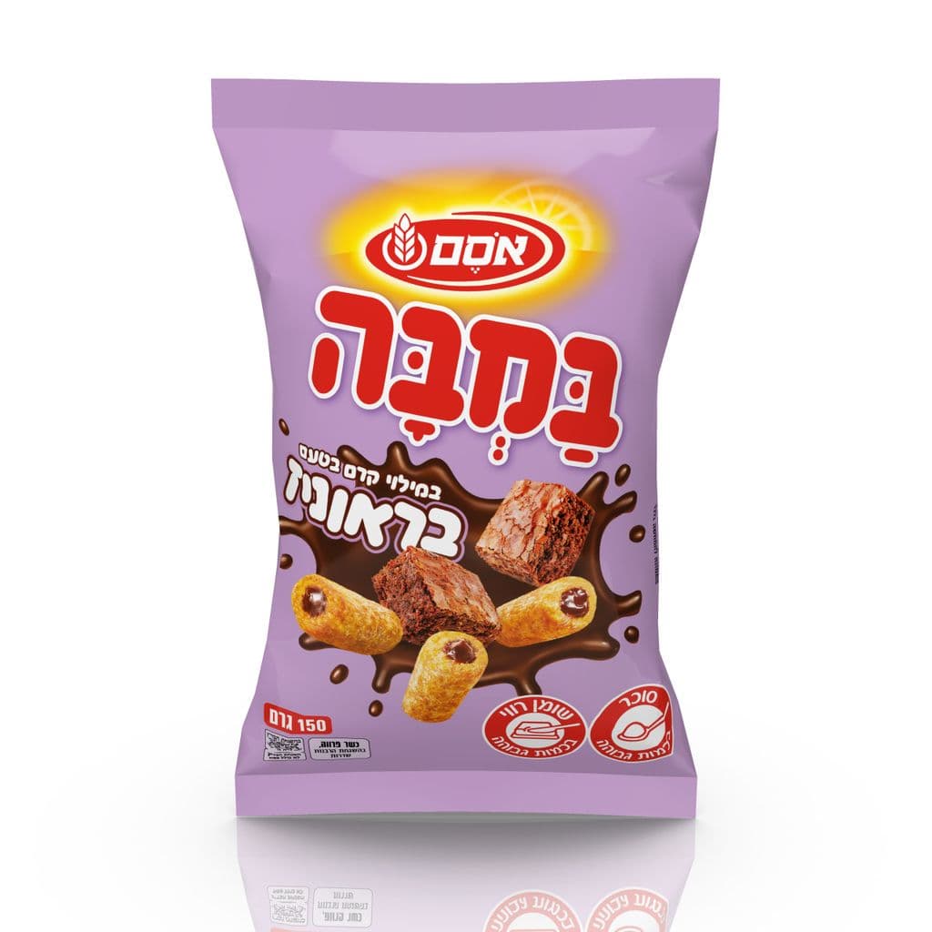 במבה במילוי בראוניז 24*150גרם
